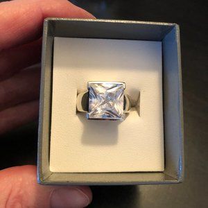 Metalsmiths Sterling Gemstone Ladies Ring